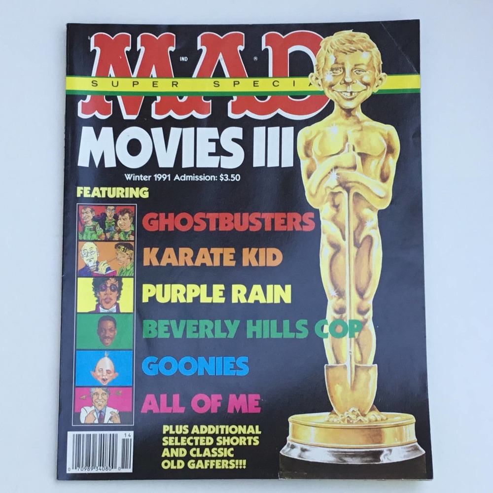 MAD Magazine Winter 1991 Movies III Edition VG Pre-Owned
